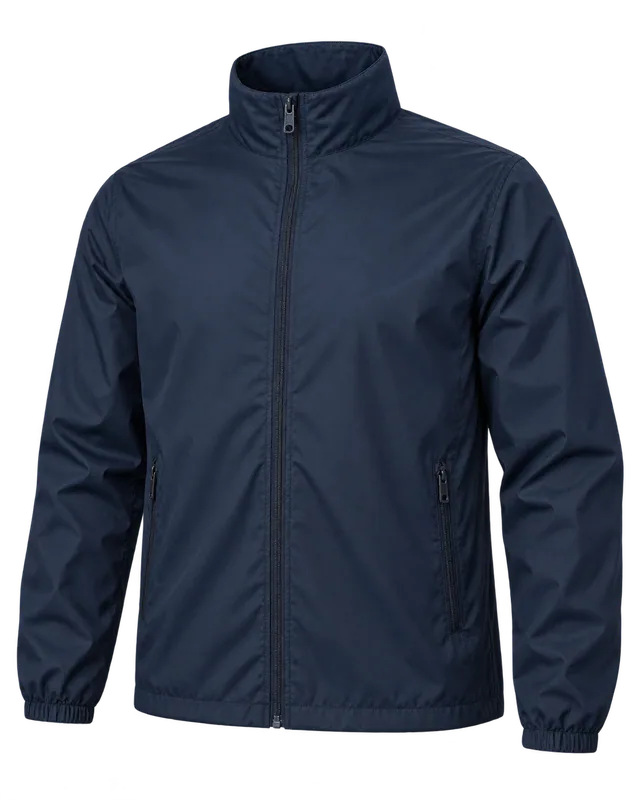Chompa rompeviento operativa. Uniforme. Sin cinta · Completo. Vista Frontal.